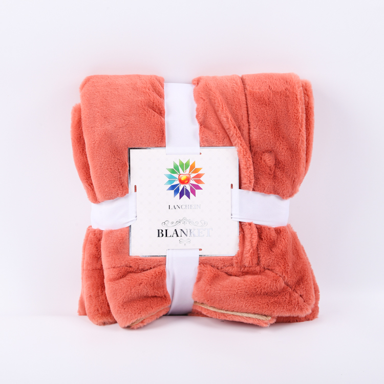 Four Seasons Soft Thick Warm Double Layer Faux Fur Sherpa Fleece Blanket Supplier