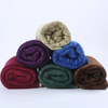 Custom Logo Plush Double Layer Korea Mink Adult Baby Sherpa Fleece Blanket Wholesale 
