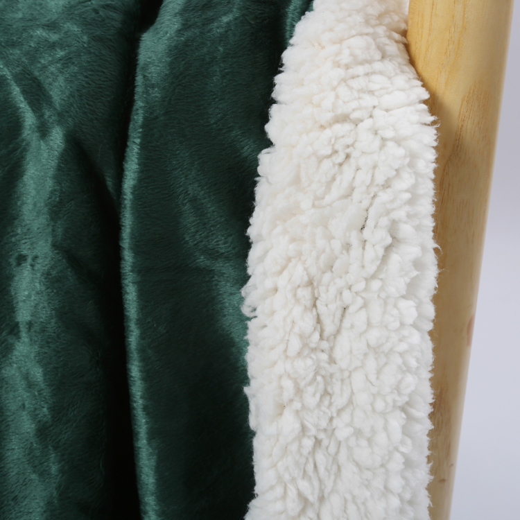 Home Double Sided Custom Mink Sherpa Fleece Sleep Korean Decorative Blanke Factory