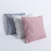 100 Polyester Customized Decorative Pv Fleece Jacquard Sofa Throw Pillows whoelsale 